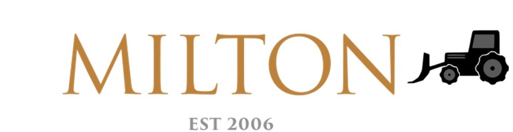 Milton Logo with Bulldozer