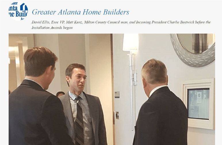 Kunz at GAHBA Meeting