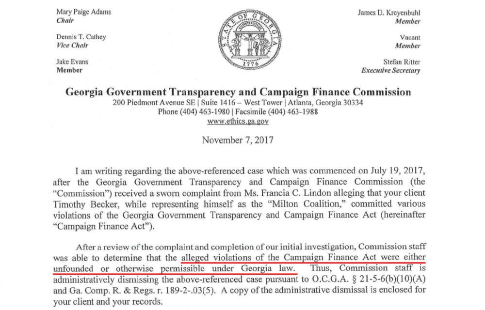 GGT&amp;CFC Dismissal