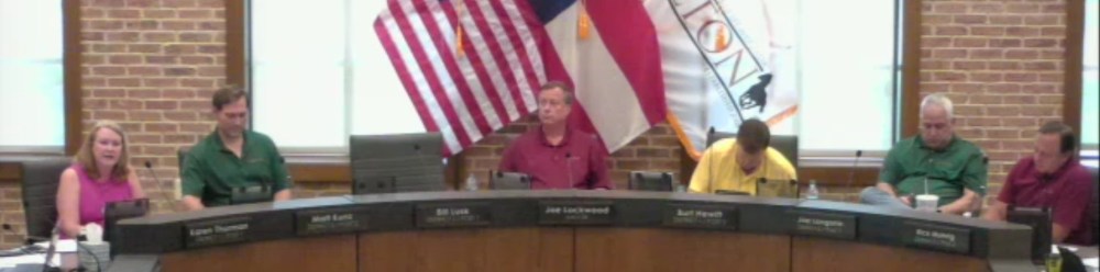 Milton City Council Wishing They Were Elsewhere